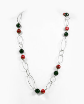 Coral Onyx Necklace