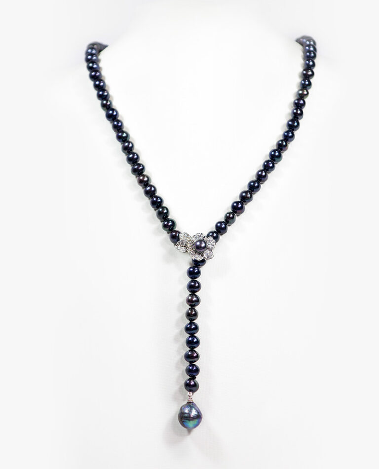 Adjustable Clasp Pearl Necklace