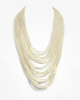 cascade rice pearl necklace