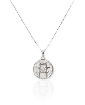 Sterling Silver Temple of Literature pendant