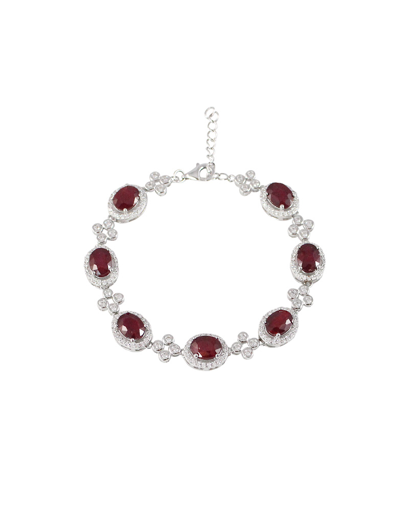 Royal Blood Red Ruby Bracelet Royal Precious Collection