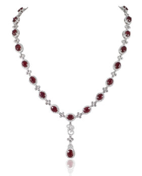 Royal Red Ruby Necklace