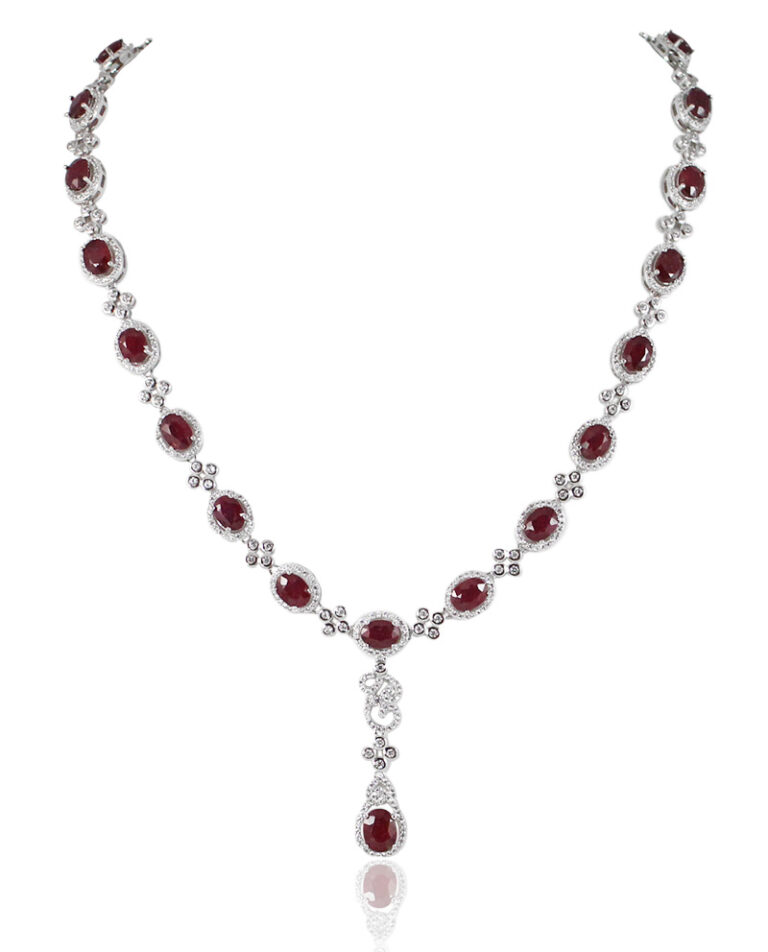 Royal Red Ruby Necklace