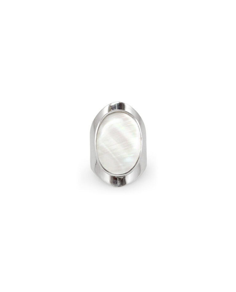 Oval Mother of Pearl Ring