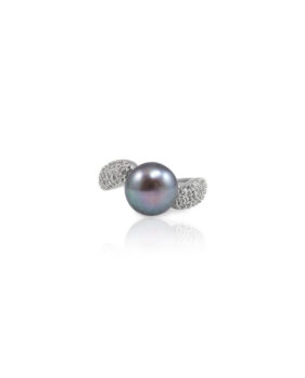 Silver Cultured Pearl Ring
