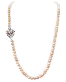 Pearl Side Pendant Necklace