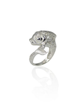 Sterling Silver Koi Fish Ring