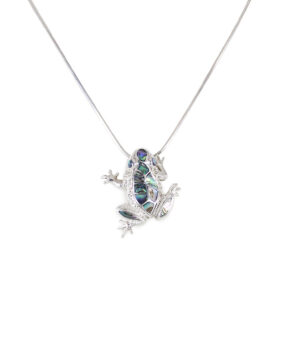 Mother of Pearl Frog Pendant