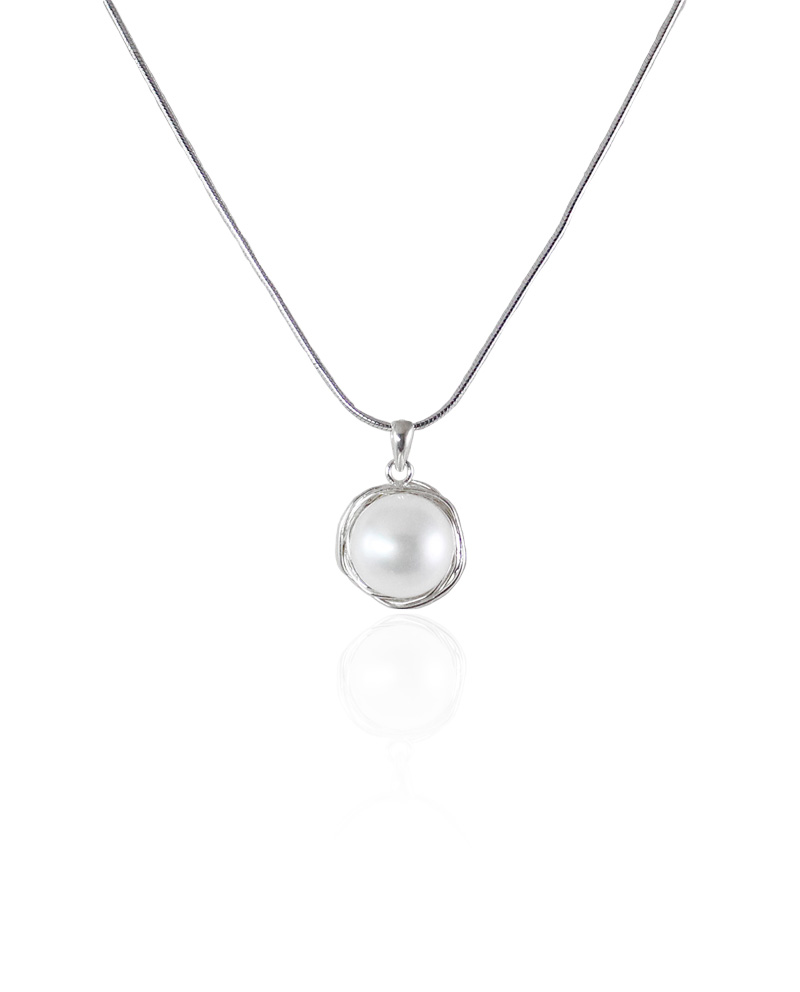 Silver Pearl Necklace - Mini Naomi Silver | Ana Luisa Jewelry