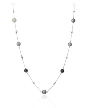 Stationed South Sea Tahitian Pearl Necklace