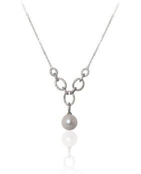 Multiple Link Baroque Pearl Necklace