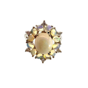 Vintage Regal Cabochon Opal Ring