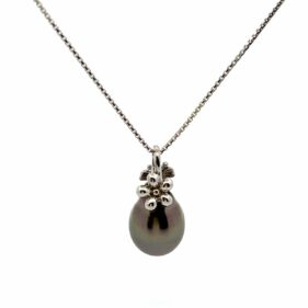 Tahitian South Sea Baroque Pearl Drop Necklace